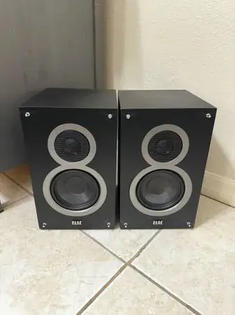 ELAC Debut DB51-BK B5 Bookshelf Pair Speakers