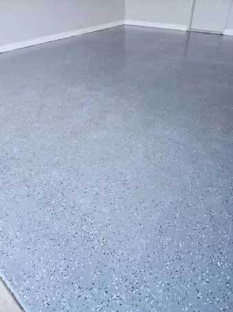 $499. Epoxy Garage Floor Coating Glossy Gray