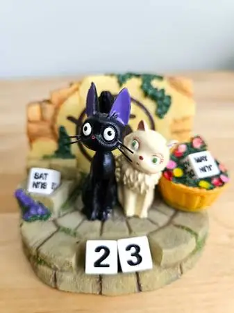 Rare Studio Ghibli Kikis Delivery Service Jiji Perpetual Calendar