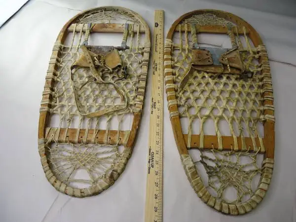 U.S. military 1945 snowshoes wood great display