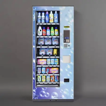 Soap and detergent Vending machine for laundry mat