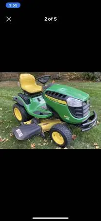 D160 48in  John deer tractor pto  25 hp twin