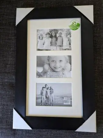 Wood wall frame with mat - NEW in original packaging