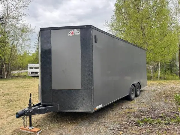 26 enclosed 20 foot with 5200 pound axles trailer for sale