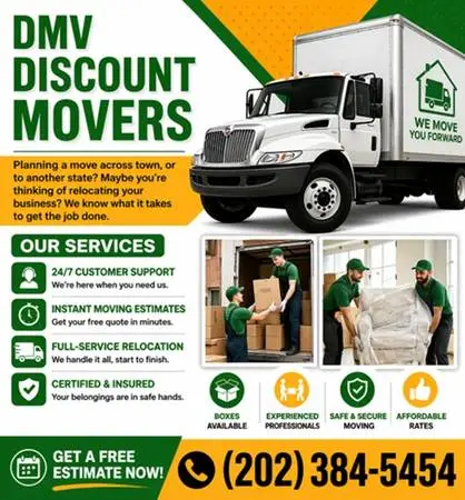 🚛DMV ⭐️DISCOUNT⭐️ MOVERS & CLEANING❤️WE HAVE THE BEST RATES👍
