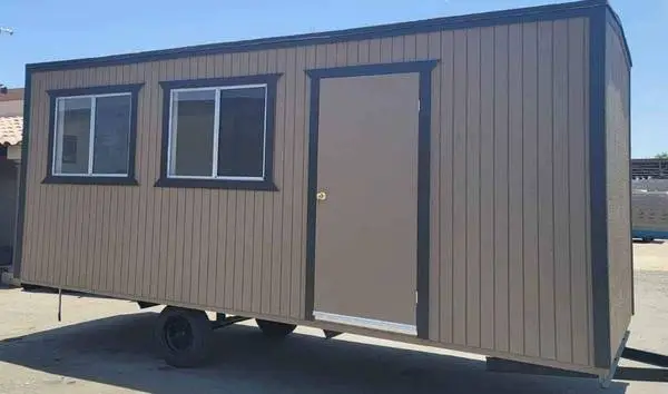 MOBILE OFFICE, TINY HOUSE, OFFICE, TEMPORARY OFFICE, NON A CONTAINER