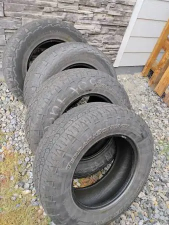 18 LT265/70R18 CONTINENTAL TERRAIN CONTACT A/T TIRES SET