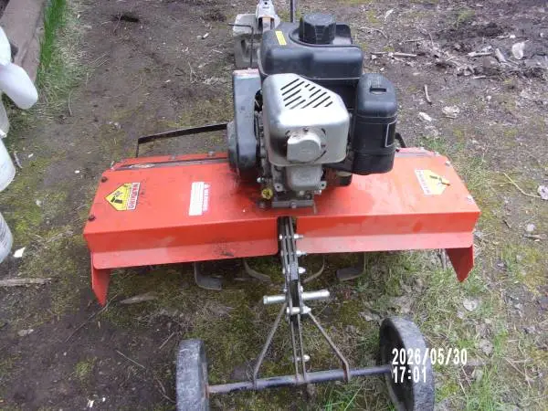 DR tow behind tiller