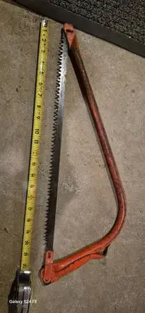 Vintage Sandvik Hand Bowsaw