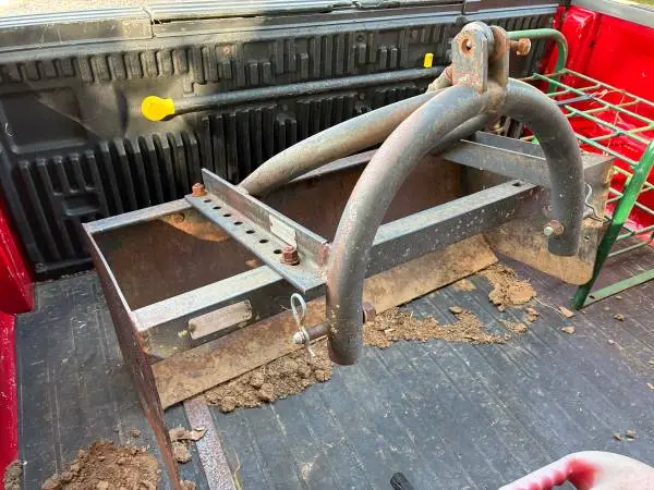 3’ box blade & top link manufactured
