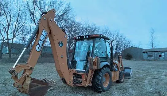 ɘɫɛ Case 580SN powerful