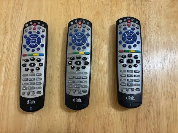 Set of 3 Dish Network 20.1 & 21.1 IR Remote Control TV Satellite Recei