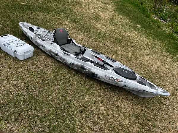 Old Town Angler Predator 13 fishing kayak with motor