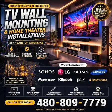 TV Specialists  Television Wall Mounting