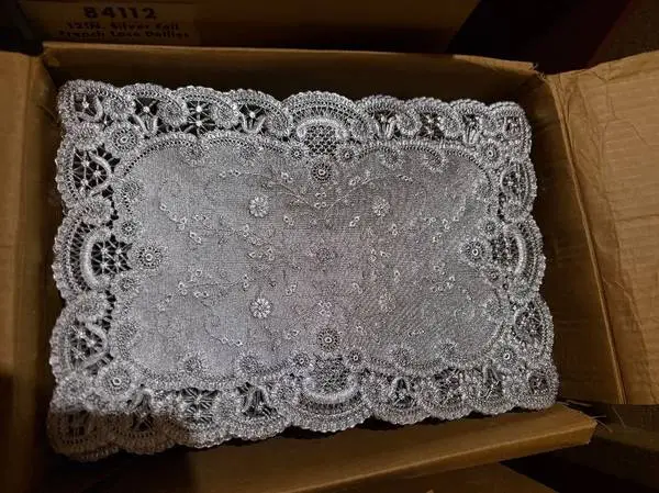 Foil Gold and Silver Paper Doilies and Placemats - 20 boxes