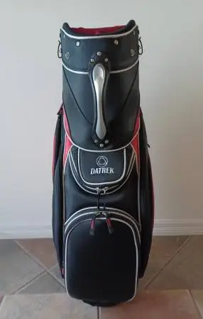 Datrek Lightweight, 6 Divider 8 Zippered Pocket Cart Golf Bag.. NWOT.