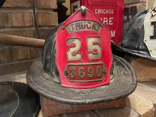 WANTED - LEATHER FIRE HELMET AND OTHER OLD FIREMAN ITEMS CHICAGO