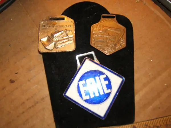 Watch fob lot rare binder machinery nj // east coast equip nj