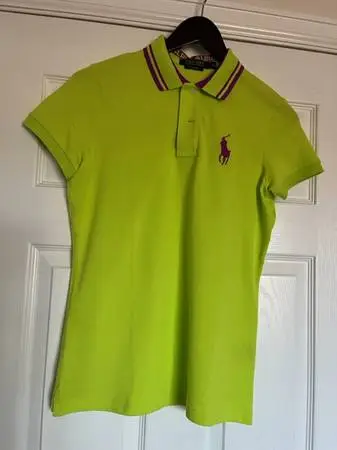 2 womens ladies golf shirts - all size Medium