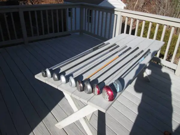 Graphite Drivers, Irons, Pitching Wedges, Putters, Bags ($20 Per)