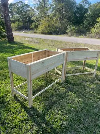 🌿 Handcrafted Wood Planters / Raised Garden Beds  – Built to Last! 🌿