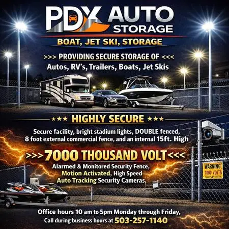 ECONOMY LOT PARKING , RVs, AUTOS, BOATS TRAILERS, EQUIPMENT STORAGE