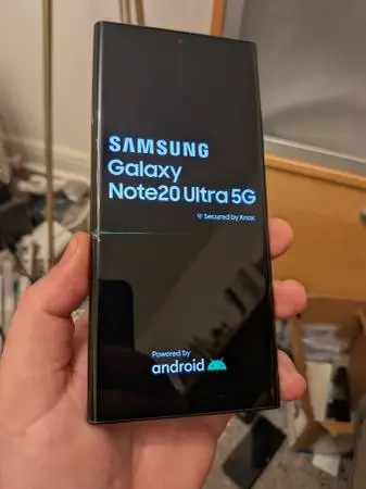 Cracked sim unlocked samsung galaxy note 20 ultra 128g