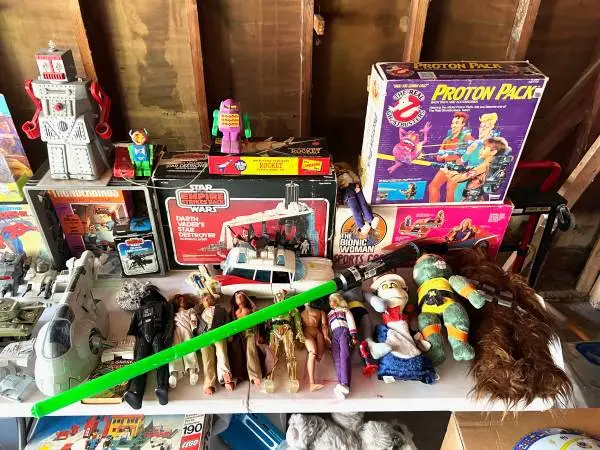 Big Vintage Garage Sale Toys Halloween Comic Books Pop Culture!