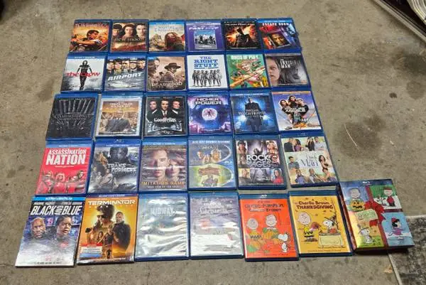 30 Blu Ray Movies