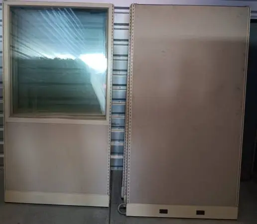 HON Cubicle Partitions-Wall Panels,69H,Light Beige,Putty Trim,36W