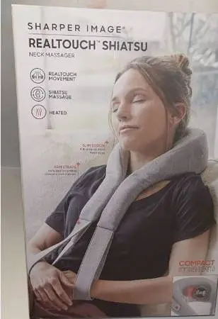 Sharper Image Realtouch Shiatsu Neck Massager (NEW)