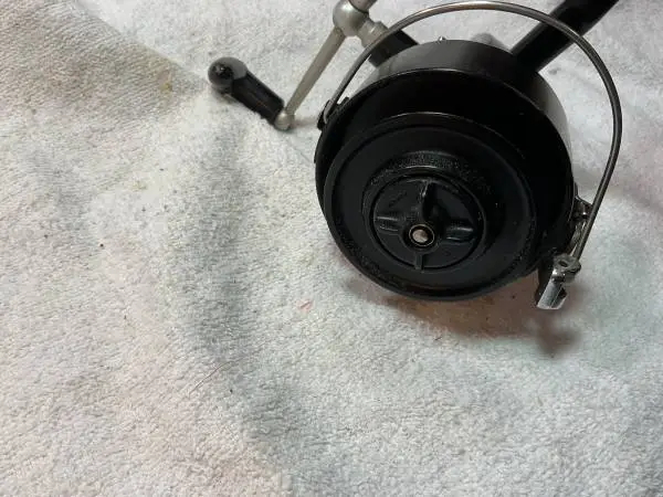 Mitchell 307 spinning reel looks unused like new.
