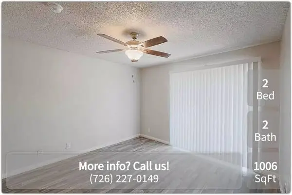 Just what you need! 1006 SqFt 2 Bed/2 Bath only minutes from campus