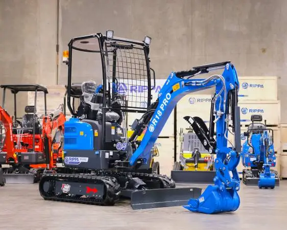 Best Value in Its Class Rippa R18 Mini Excavator • Kubota Diesel