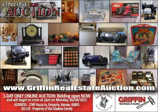 6/8/2026 – GLADOW ONLINE ONLY AUCTION (580+ LOTS)