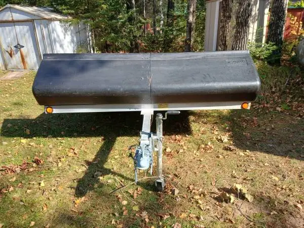 Two place Triton tilt snowmobile trailer