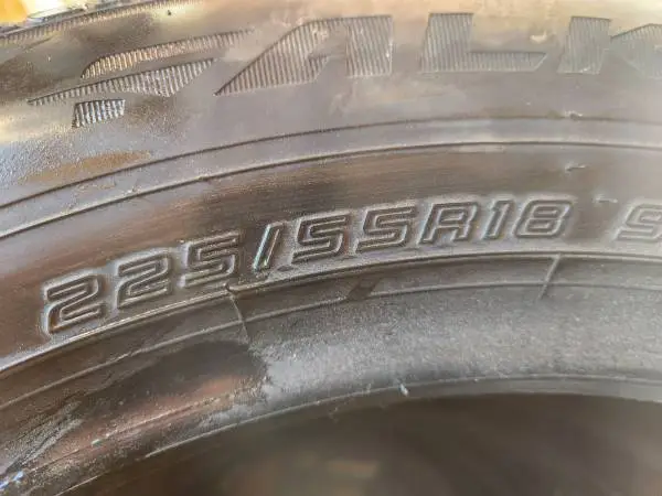 Falken 225 55 R18 ZIEX ZE001 A/S tires.