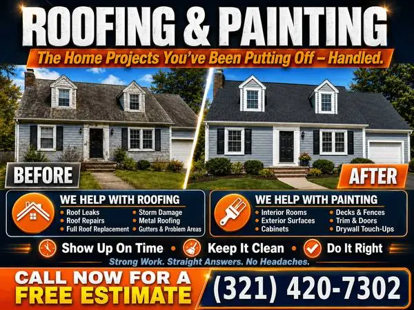 ✅🏠Roofing - Painting - Handyman | Finally Fix The Stuff That Shows