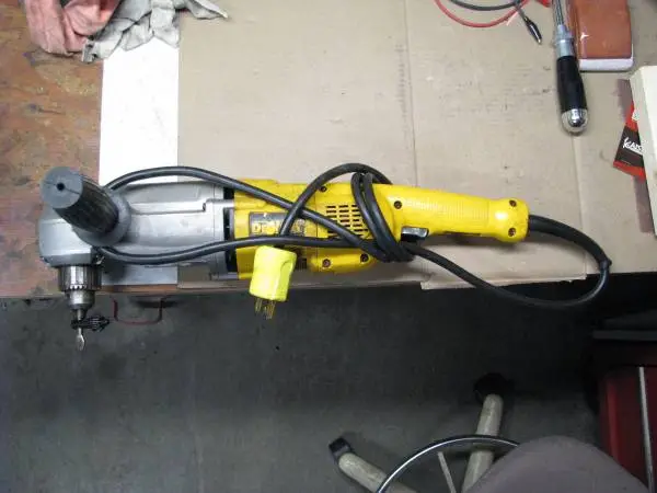 Dewalt Hole Hawg right angle drill motor.