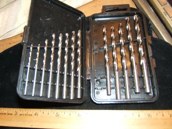 Drill bit 13 pc set HHS made in USA.