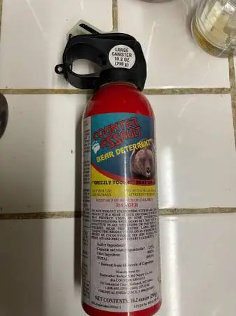 Counter Assault bear spray 10.2 ounce large can