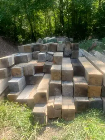 Hardwood 6x6 and 4x4 post