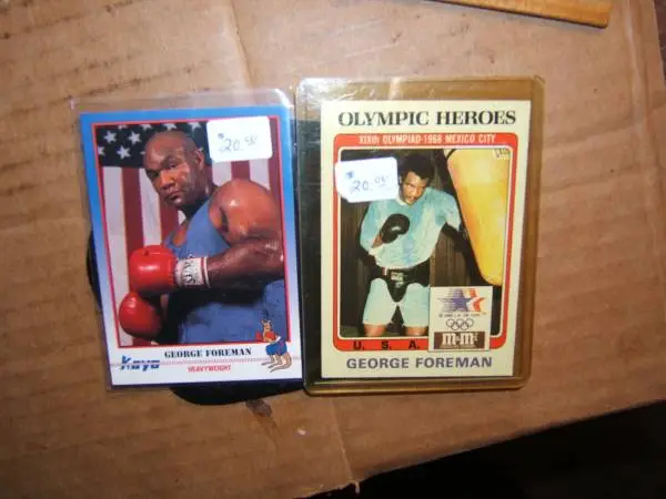 George Foreman cards  1984 & 1991