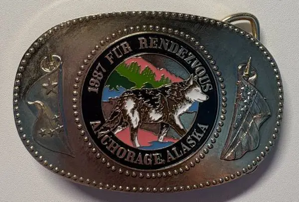 1987 Fur Rondy belt buckle