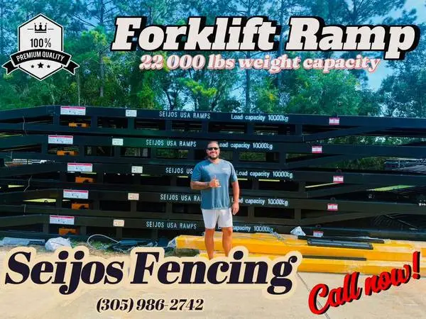 Yard Ramps AKA “Forklift Ramps” Warehouse Ramps 22000lbs