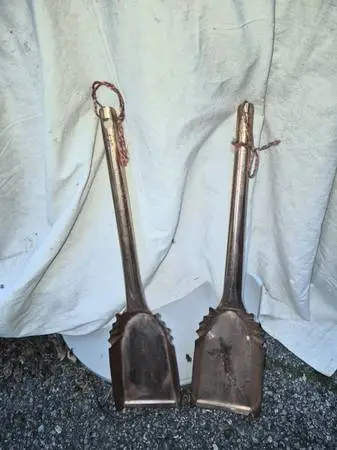 Vintage Rare Solid Copper Coal Ash Shovel Scoop $20 ea.