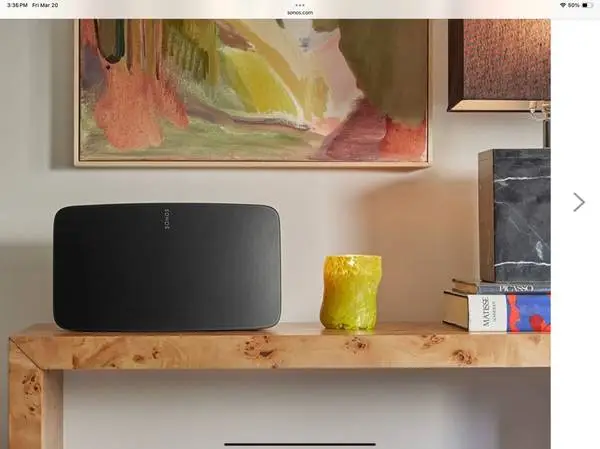 Pair of SONOS PLAY FIVE GEN 2 BLACK - WAITING FOR YOU