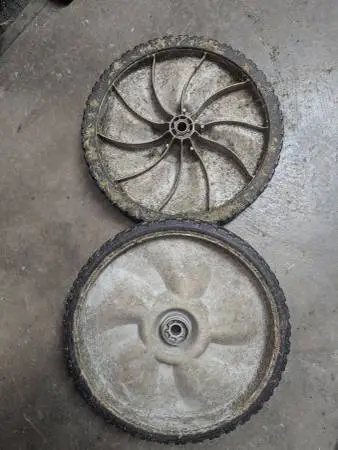 4 sets of lawnmower high wheels