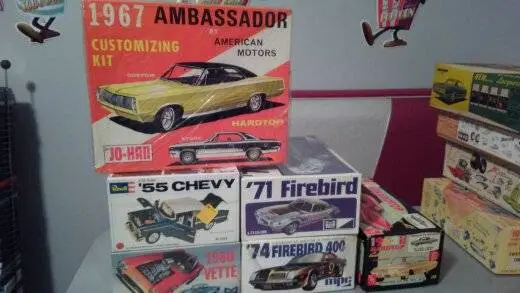 Plastic model cars kits