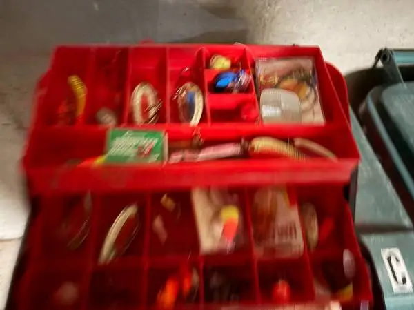 Fishing tackle  box full salmon trout others